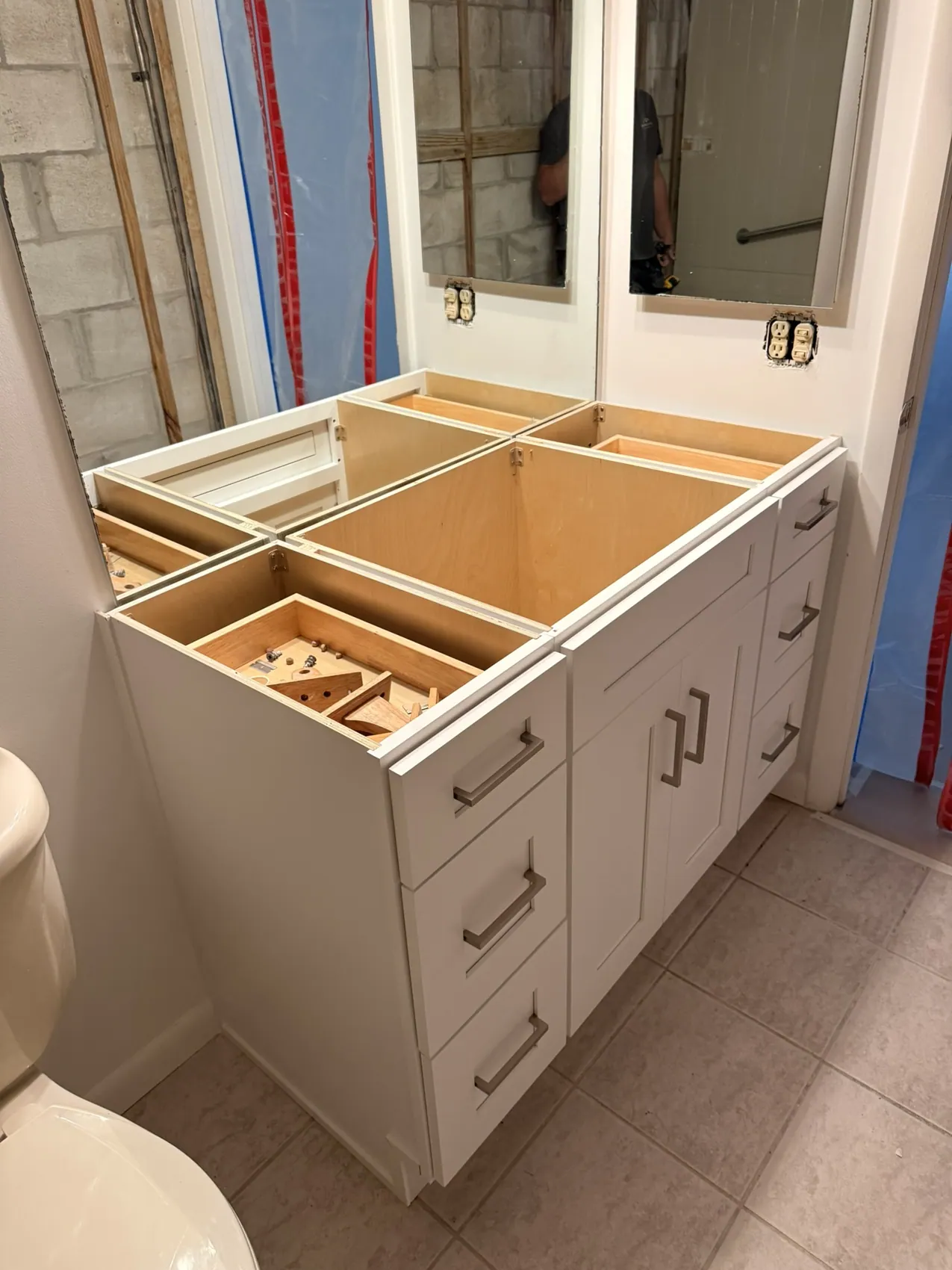 Bathroom Vanity Installation